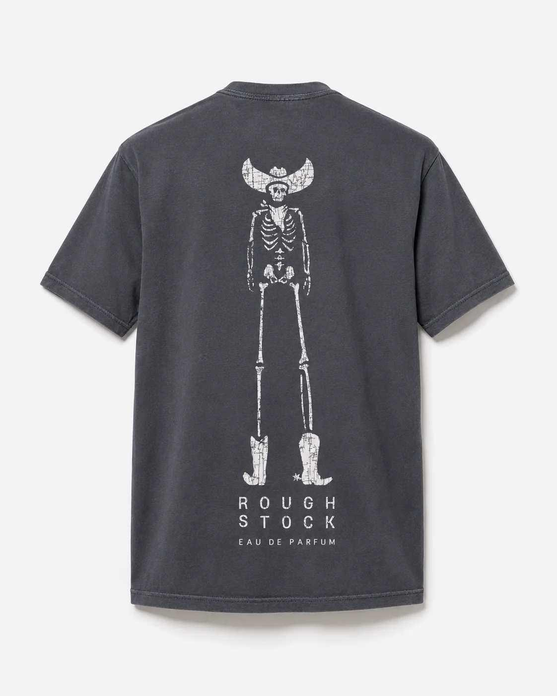 Rough Stock Tee — Hazy Gray, back